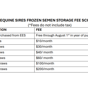 ZZ -- Monthly Frozen Semen Storage